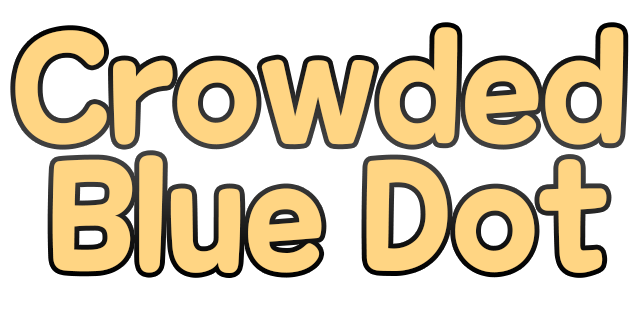 Crowded Blue Dot Logo