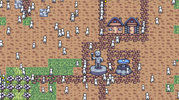 Crowded Blue Dot game for Linux 1