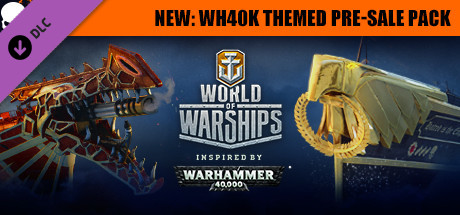 World of Warships × Warhammer 40,000 Themed Pre-Sale Pack cover art