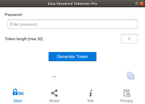 Скриншот из Easy Password Tokenizer Pro