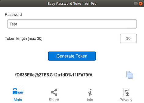 Скриншот из Easy Password Tokenizer Pro
