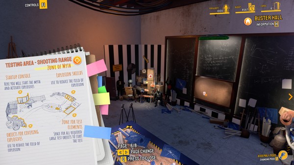 Скриншот из MythBusters: The Game Demo