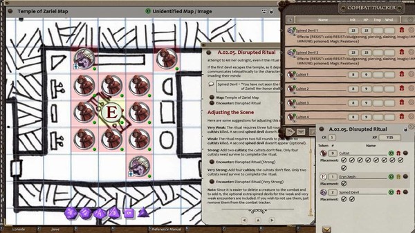 Скриншот из Fantasy Grounds - D&D Adventurers League 09-03 Hungry Shadows