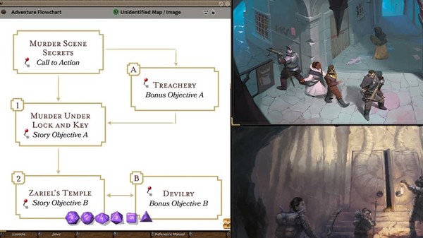 Скриншот из Fantasy Grounds - D&D Adventurers League 09-03 Hungry Shadows