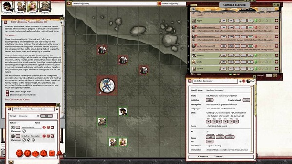 Скриншот из Fantasy Grounds - Pathfinder 2 RPG - Extinction Curse AP 5: Lord of the Black Sands