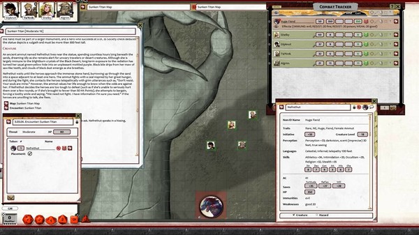 Скриншот из Fantasy Grounds - Pathfinder 2 RPG - Extinction Curse AP 5: Lord of the Black Sands