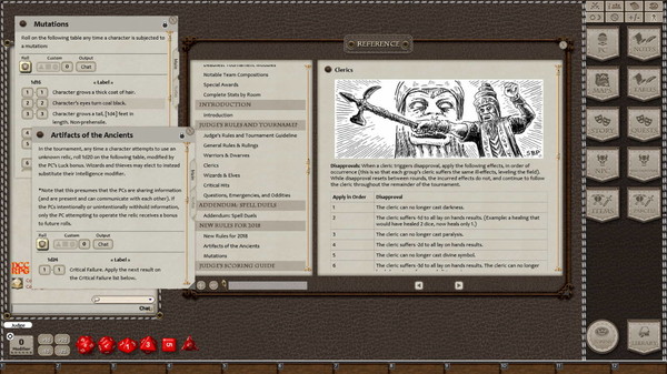 Скриншот из Fantasy Grounds - Goodman Games 2019 Yearbook Presents: DCC Riders on the Phlogiston