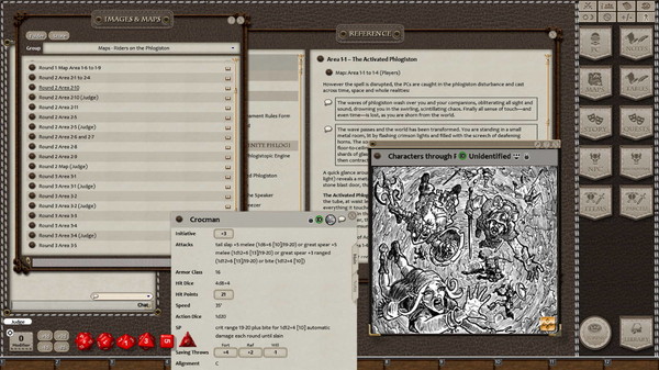 Скриншот из Fantasy Grounds - Goodman Games 2019 Yearbook Presents: DCC Riders on the Phlogiston