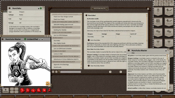 Скриншот из Fantasy Grounds - Goodman Games 2019 Yearbook Presents: DCC Riders on the Phlogiston