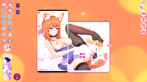 Скриншот из Free R18 - Mosaique Neko Waifus 2