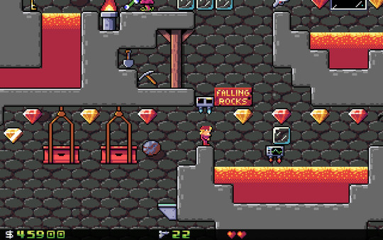 Скриншот из Crystal Caves HD