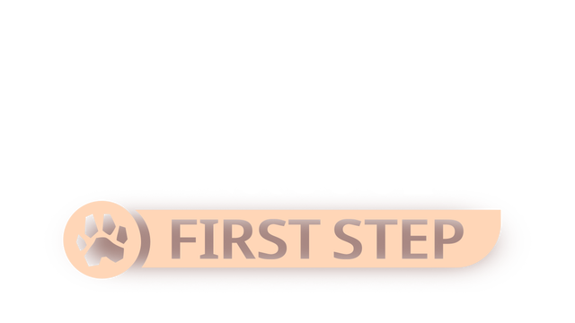 Paws and Soul: First Step Logo