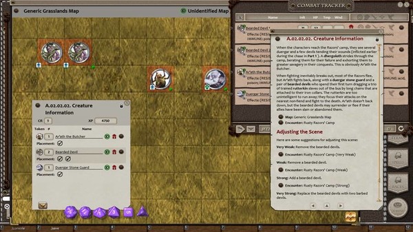 Скриншот из Fantasy Grounds - D&D Adventurer's League 09-05 Faces of Fortune: the Story of Fai Chen