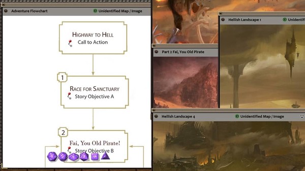 Скриншот из Fantasy Grounds - D&D Adventurer's League 09-05 Faces of Fortune: the Story of Fai Chen