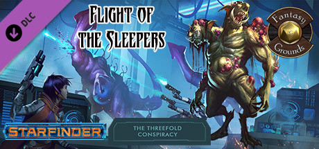 Fantasy Grounds - Starfinder RPG - The Threefold Conspiracy AP 2: Flight of the Sleepers cover art