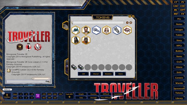 Скриншот из Fantasy Grounds - Reach Adventure 4: Last Flight of the Amuar