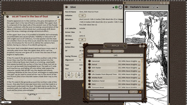 Скриншот из Fantasy Grounds - Dungeon Crawl Classics #94: Neon Knights