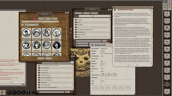 Скриншот из Fantasy Grounds - Dungeon Crawl Classics #94: Neon Knights