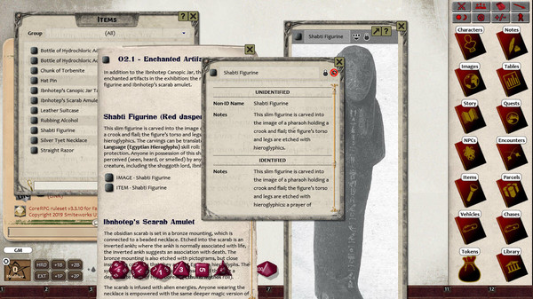 Скриншот из Fantasy Grounds - The Shadow Over Providence