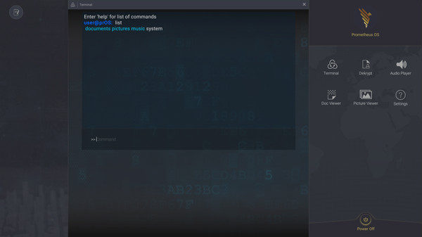 Скриншот из Prometheus OS Скриншот из Prometheus OS