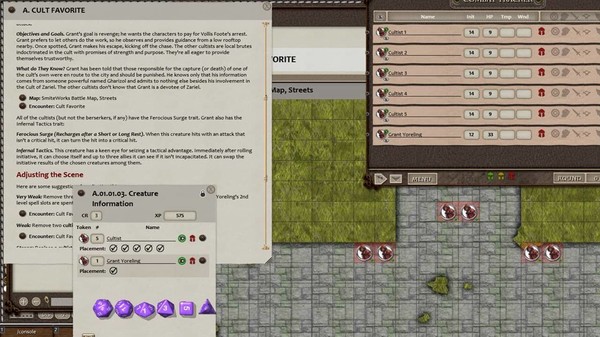 Скриншот из Fantasy Grounds - D&D Adventurers League 09-02 Stopped at the Gate