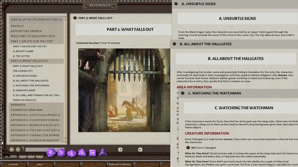 Скриншот из Fantasy Grounds - D&D Adventurers League 09-02 Stopped at the Gate