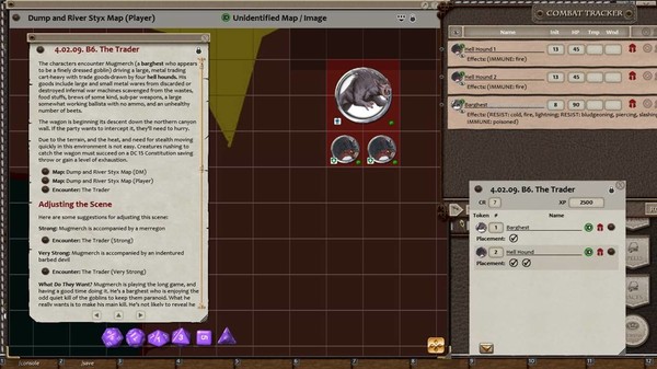 Скриншот из Fantasy Grounds - D&D Adventurer's League 09-06 Infernal Insurgency