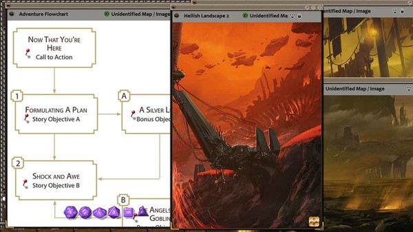 Скриншот из Fantasy Grounds - D&D Adventurer's League 09-06 Infernal Insurgency