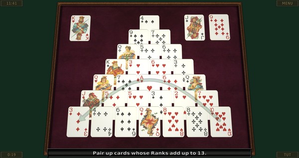 Solitaire 3D game for Linux 1