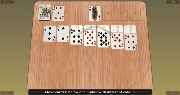 Solitaire 3Dfor windows and Linux 1