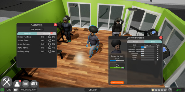Скриншот из Gym Tycoon