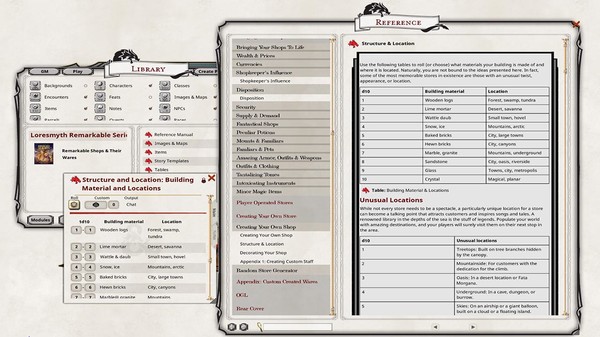 Скриншот из Fantasy Grounds - Remarkable Shops