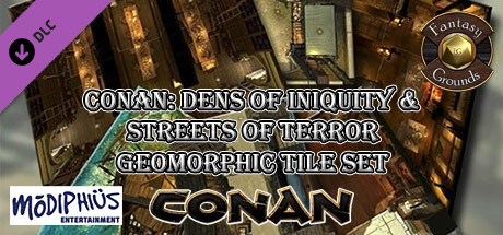 Fantasy Grounds - Conan: Dens of Iniquity & Streets of Terror Geomorphic Tile Set cover art