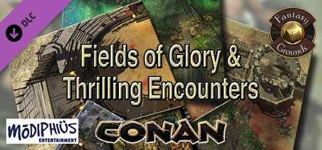 Fantasy Grounds - Conan: Fields of Glory & Thrilling Encounters Geomorphic Tile Set cover art