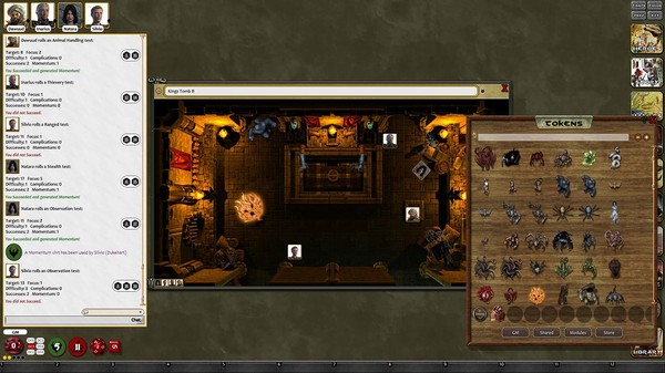 Скриншот из Fantasy Grounds - Conan: Forbidden Places & Pits of Horror Geomorphic Tile set