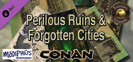 Fantasy Grounds - Conan: Perilous Ruins & Forgotten Cities Geomorphic Tile Set