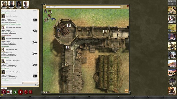 Скриншот из Fantasy Grounds - Conan: Perilous Ruins & Forgotten Cities Geomorphic Tile Set