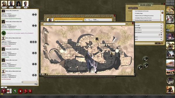 Скриншот из Fantasy Grounds - Conan: Perilous Ruins & Forgotten Cities Geomorphic Tile Set
