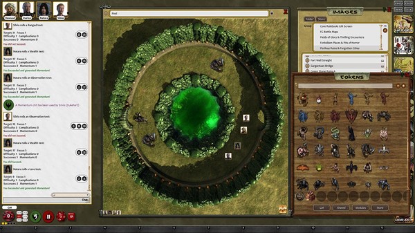 Скриншот из Fantasy Grounds - Conan: Perilous Ruins & Forgotten Cities Geomorphic Tile Set