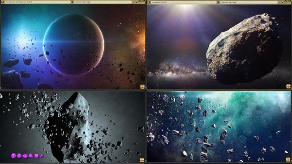 Скриншот из Fantasy Grounds - Star Battles: Nebulae and Asteroids Space Map Pack