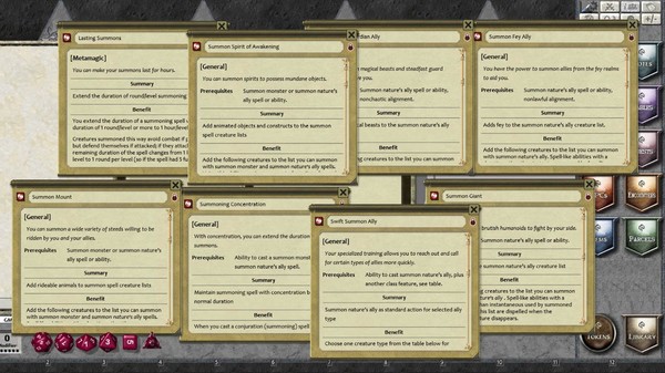 Скриншот из Fantasy Grounds - Legendary Summoners