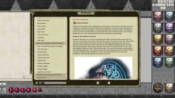Скриншот из Fantasy Grounds - Legendary Summoners