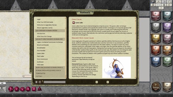 Скриншот из Fantasy Grounds - Legendary Summoners