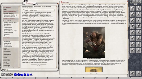 Скриншот из Fantasy Grounds - Out of the Box: Encounters