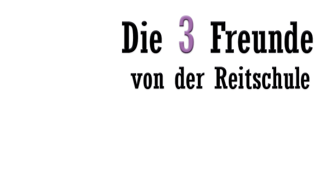 Die drei Freunde von der Reitschule Logo