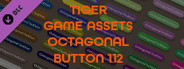 TIGER GAME ASSETS OCTAGONAL BUTTON 112