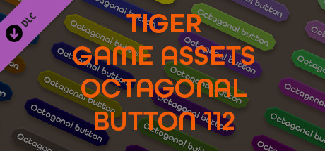 TIGER GAME ASSETS OCTAGONAL BUTTON 112
