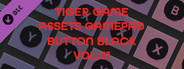 TIGER GAME ASSETS GAMEPAD BUTTON BLACK VOL.01