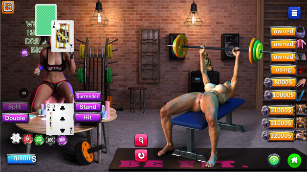 Strip gym jealous model