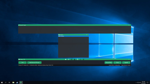 Скриншот из Sakura TTS